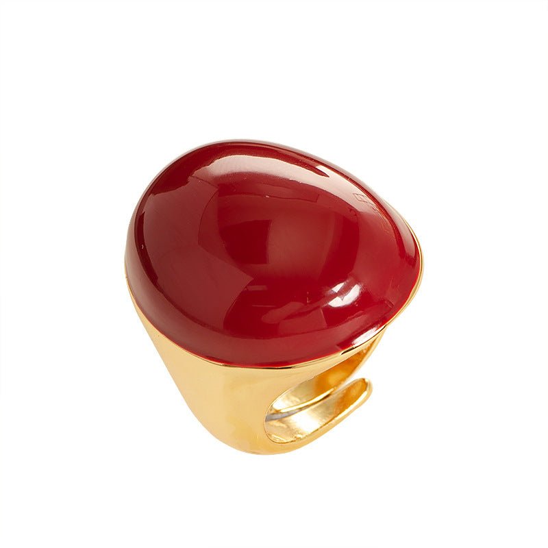Light Luxury Enamel Ring - Pindu