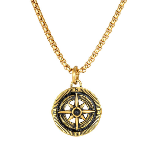 Vintage compass necklace - Pindu