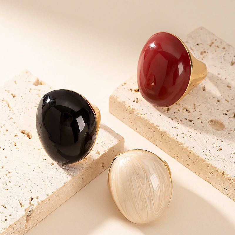 Light Luxury Enamel Ring - Pindu