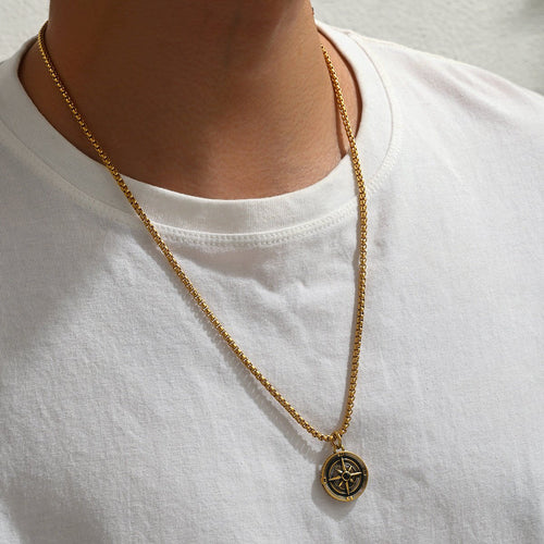 Vintage compass necklace - Pindu