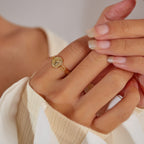 Round Light Luxury Open Ring - Pindu