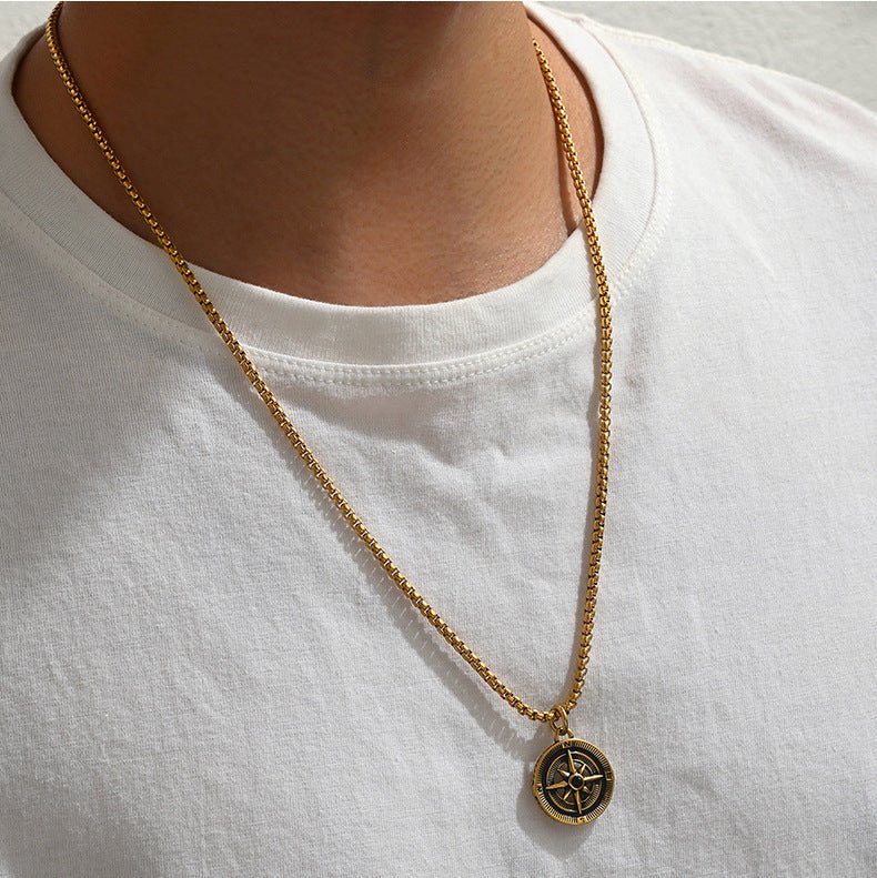 Vintage compass necklace - Pindu