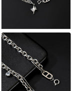 Hip - Hop Star Burst Patchwork Necklace - Pindu