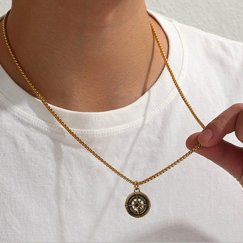 Vintage compass necklace - Pindu