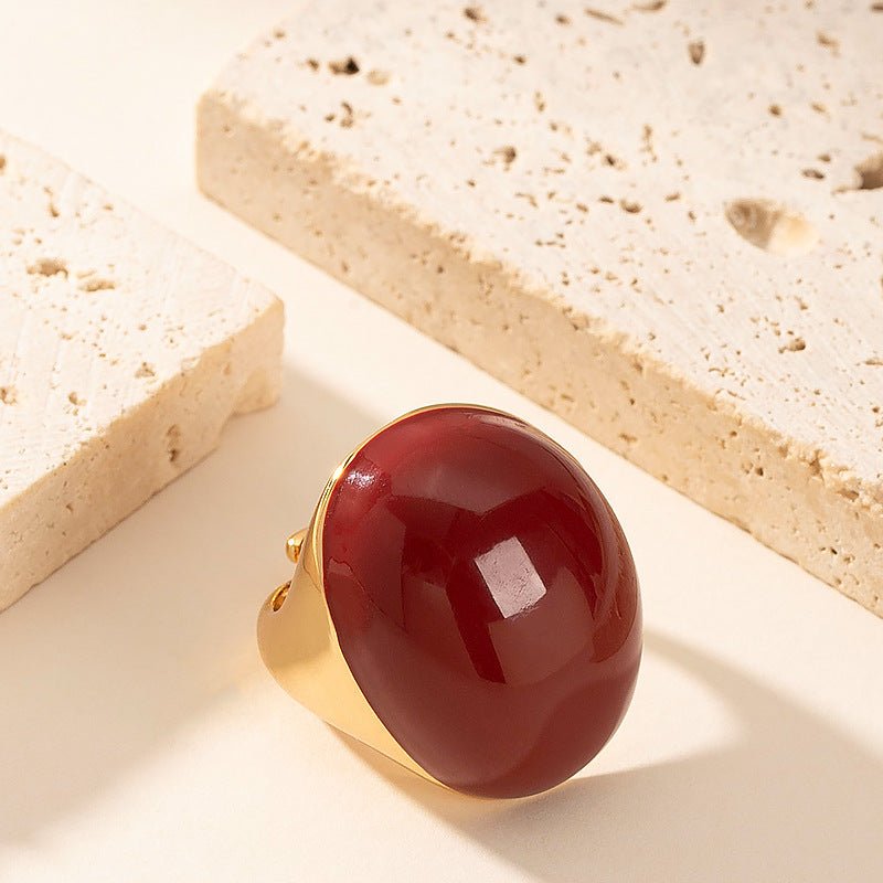 Light Luxury Enamel Ring - Pindu
